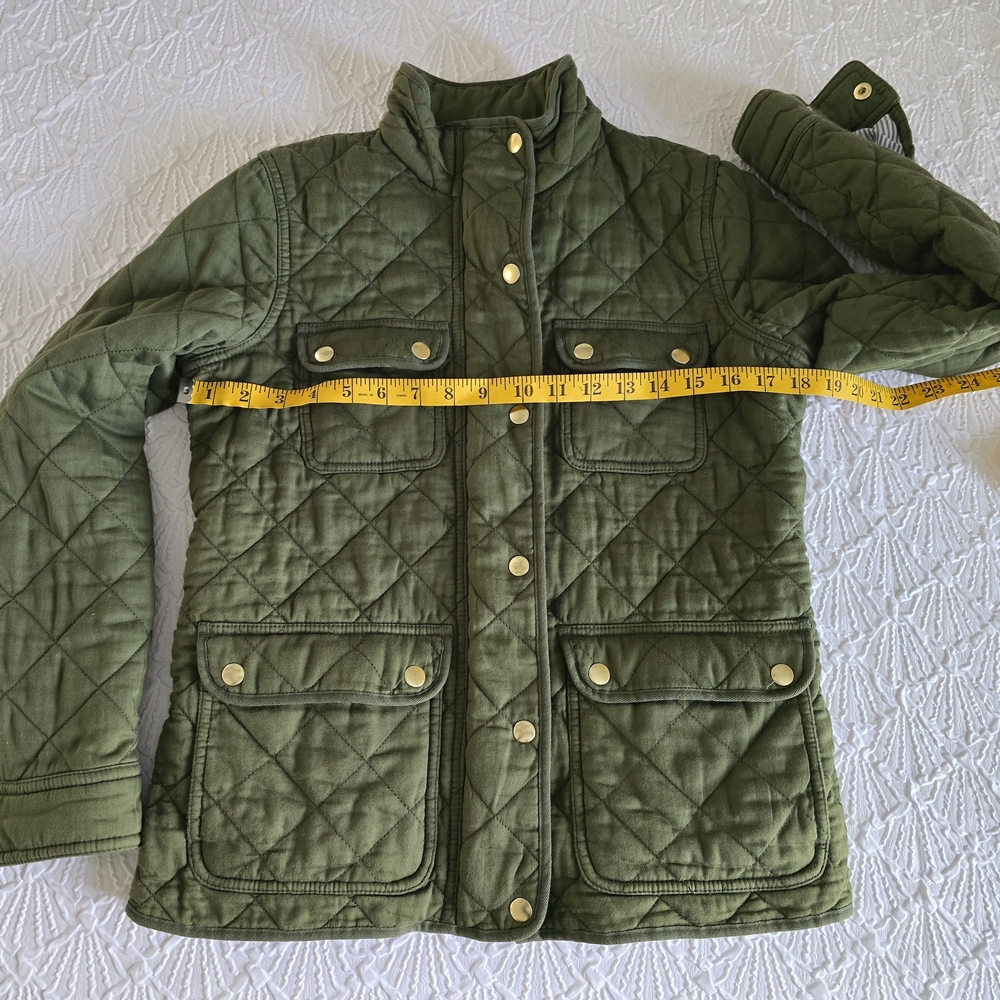 J. Crew Green Downtown Field Jacket Excellent Condition Sz XS - Picture 2 of 8